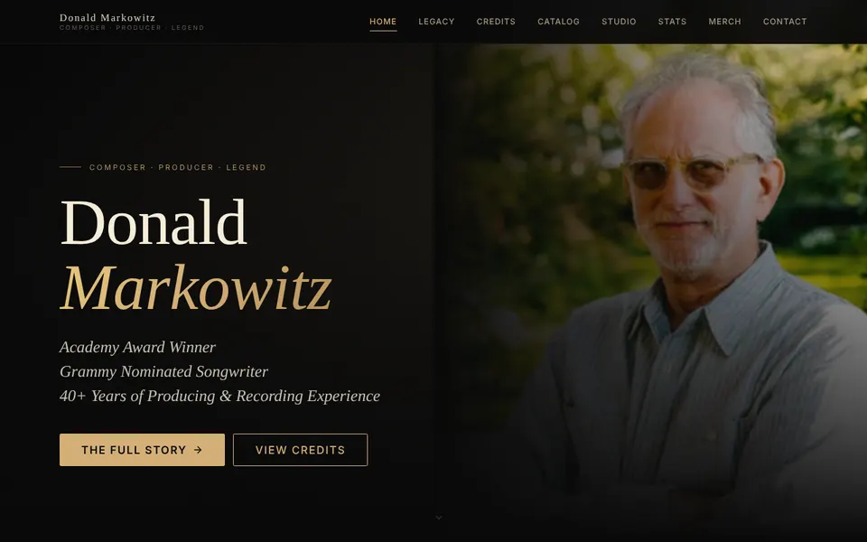 Donald Markowitz homepage