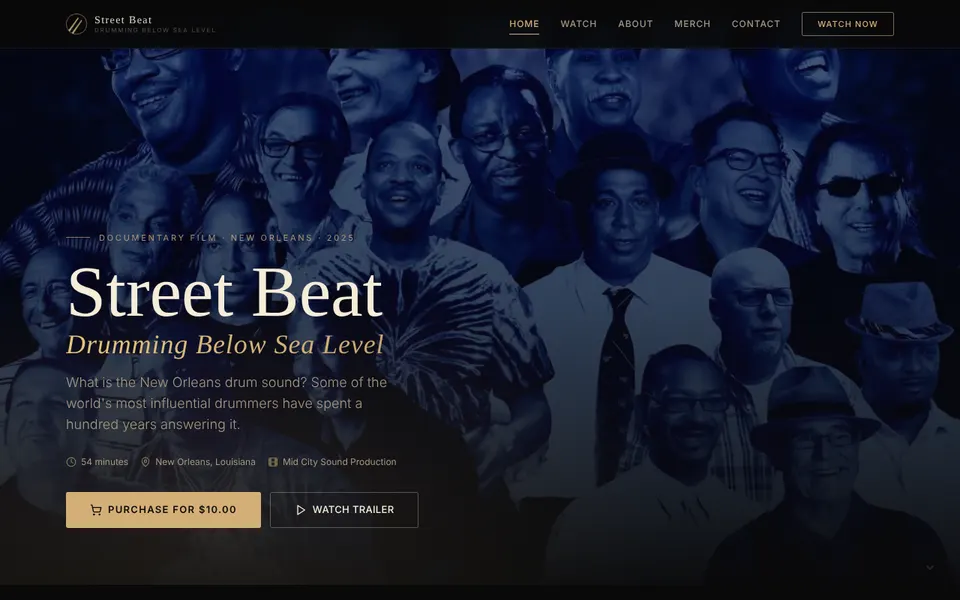 Street Beat homepage